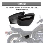 Black Battery Side Fairing Cover for XV700-1100