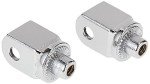 Kuryakyn Chrome Mount Peg Adapters for Honda