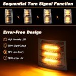 MOVOTOR LED Amber Turn Signal Side Marker Lights