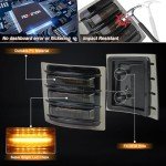 MOVOTOR LED Amber Turn Signal Side Marker Lights