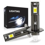 Aunvista 2-Pack H1 30000LM Bright Fog Lights