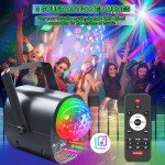 4-in-1 Disco Ball DJ Lights with Remote Control
