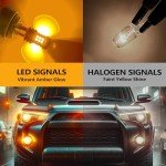 Zyvirexa 1156 LED Turn Signal Bulbs - Amber