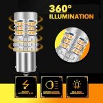 Zyvirexa 1156 LED Turn Signal Bulbs - Amber