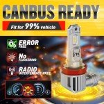 H11 LED Bulbs - 30,000LM Bright, Cool White