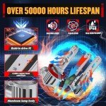H11 LED Bulbs - 30,000LM Bright, Cool White