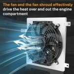 12-Inch Electric Fan with Radiator Shroud Kit