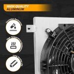 12-Inch Electric Fan with Radiator Shroud Kit