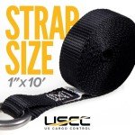 Stainless Steel Ratchet Straps with Carabiner Hooks
