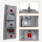 RANSOTO Right Tail Light Cover for Ford Transit