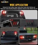 Partsarn 6" Oval LED Trailer Tail Light Set