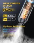 Portable Cordless Car Vacuum with High Power 5-in-1