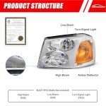 GMC Envoy Headlight Assembly Pair (02-09)