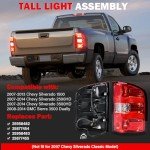 Chevy Silverado Tail Lights Assembly (2007-2014)