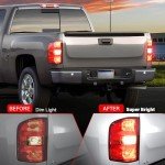 Chevy Silverado Tail Lights Assembly (2007-2014)