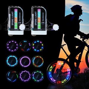 Colorful LED Bike Wheel Spoke Lights - 14 Pack