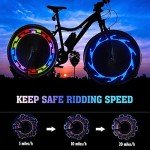 Colorful LED Bike Wheel Spoke Lights - 14 Pack