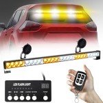 TeddyTT Emergency Strobe Light Bar for Vehicles