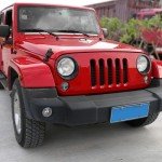 Jeep Wrangler JK Headlight Cover Trim Bezels (Black)