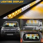 TeddyTT Emergency Strobe Light Bar for Vehicles