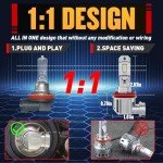 Super Bright H11 LED Bulbs - Pack of 2
