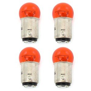 4 Pack Mini Amber Turn Signal Bulbs for Bikes