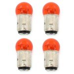 4 Pack Mini Amber Turn Signal Bulbs for Bikes