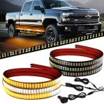 LED Running Board Light Strips - 70 Inches, 2 Pack