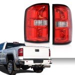 GMC Sierra 1500/2500/3500 Tail Lights Red Lens