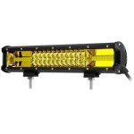 16" 216W Yellow Tri-Row LED Off-Road Light Bar