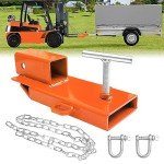EBESTTECH 2" Receiver Forklift Trailer Hitch Adapter