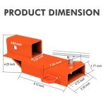 EBESTTECH 2" Receiver Forklift Trailer Hitch Adapter