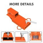 EBESTTECH 2" Receiver Forklift Trailer Hitch Adapter