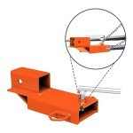 EBESTTECH 2" Receiver Forklift Trailer Hitch Adapter