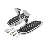 Chrome Passenger Footboards for Harley Motorcycles 1993-2024