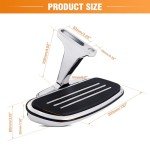 Chrome Passenger Footboards for Harley Motorcycles 1993-2024