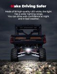 KEMIMOTO LED Backup Light Kit for Ranger XP 1000