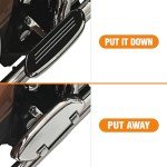 Chrome Passenger Footboards for Harley Motorcycles 1993-2024