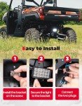 KEMIMOTO LED Backup Light Kit for Ranger XP 1000