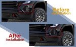 Fog Light Bezel Covers for 2019-2021 GMC Sierra 1500