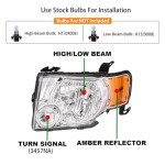 DOT Approved Headlight Assembly for 2008-2012 Ford Escape