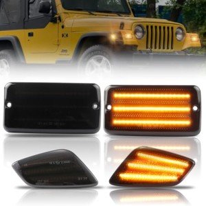 Jeep Wrangler TJ Smoked Turn Signal Light Set