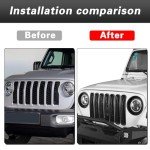 Jeep Wrangler TJ Headlight Cover Bezels (Pair)