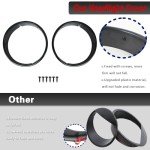 Jeep Wrangler TJ Headlight Cover Bezels (Pair)