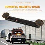 BooYu 14.8" Rechargeable Emergency Strobe Light Bar