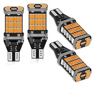 Alopee Amber LED Turn Signal Bulbs - Pack of 4