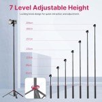 Portable 81" Adjustable Photography Light Stand Tripod
