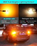 Alopee Amber LED Turn Signal Bulbs - Pack of 4