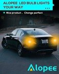 Alopee Amber LED Turn Signal Bulbs - Pack of 4