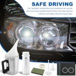 Car Headlight Restoration and Polishing Kit